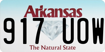 AR license plate 917UOW
