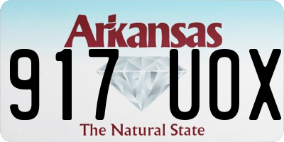 AR license plate 917UOX