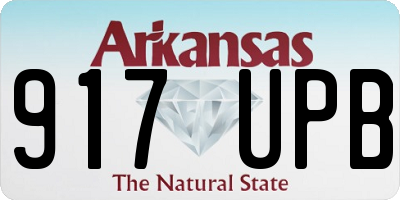 AR license plate 917UPB