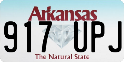 AR license plate 917UPJ