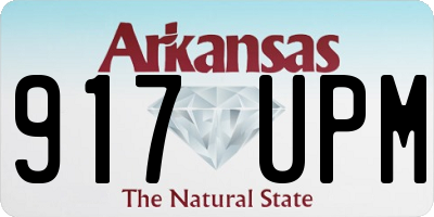 AR license plate 917UPM