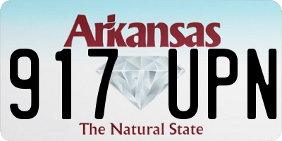 AR license plate 917UPN