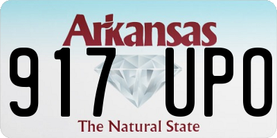 AR license plate 917UPO