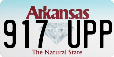 AR license plate 917UPP