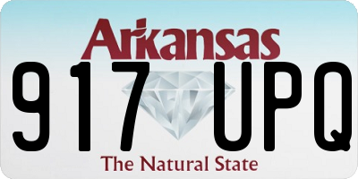 AR license plate 917UPQ