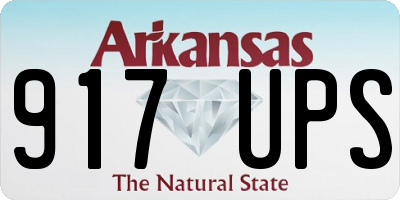 AR license plate 917UPS
