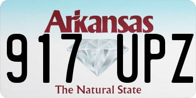 AR license plate 917UPZ