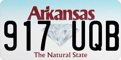 AR license plate 917UQB