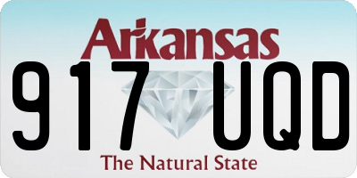AR license plate 917UQD