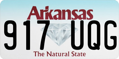 AR license plate 917UQG