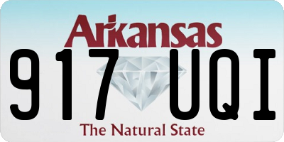 AR license plate 917UQI