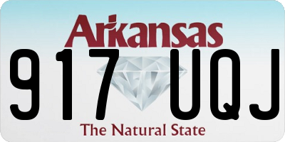 AR license plate 917UQJ