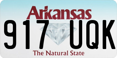 AR license plate 917UQK