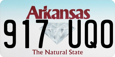 AR license plate 917UQO
