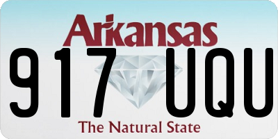 AR license plate 917UQU