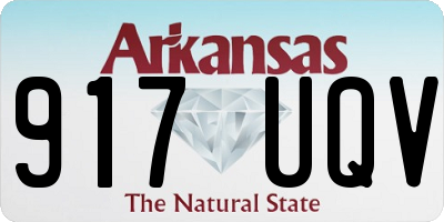 AR license plate 917UQV