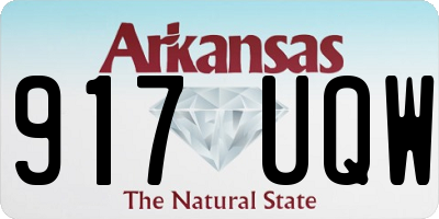 AR license plate 917UQW