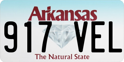 AR license plate 917VEL