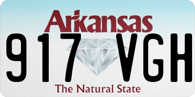 AR license plate 917VGH