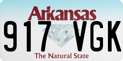AR license plate 917VGK