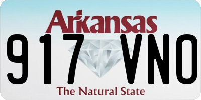 AR license plate 917VNO