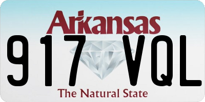 AR license plate 917VQL