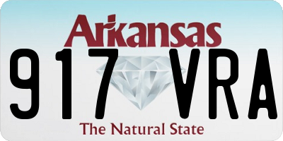 AR license plate 917VRA