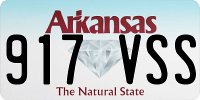 AR license plate 917VSS