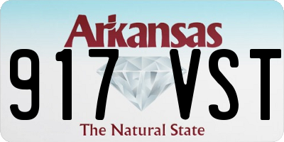 AR license plate 917VST