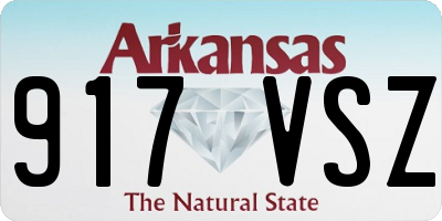 AR license plate 917VSZ