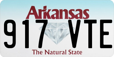 AR license plate 917VTE