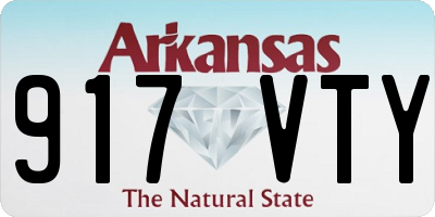 AR license plate 917VTY
