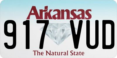 AR license plate 917VUD