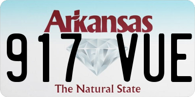 AR license plate 917VUE
