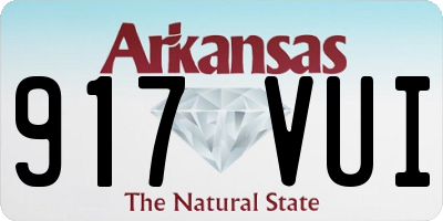 AR license plate 917VUI
