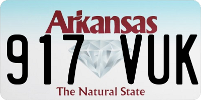 AR license plate 917VUK