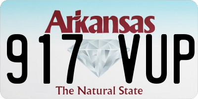 AR license plate 917VUP