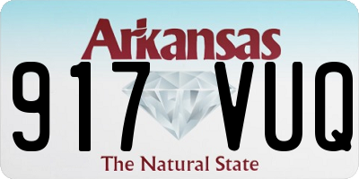 AR license plate 917VUQ