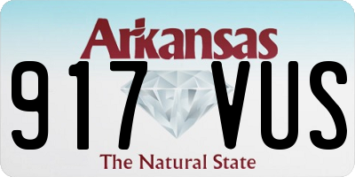 AR license plate 917VUS