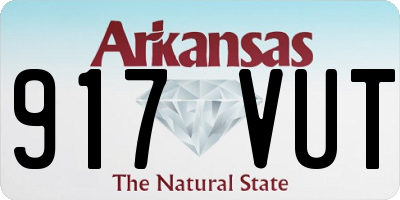 AR license plate 917VUT