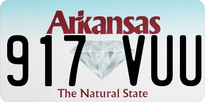 AR license plate 917VUU