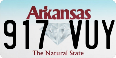 AR license plate 917VUY