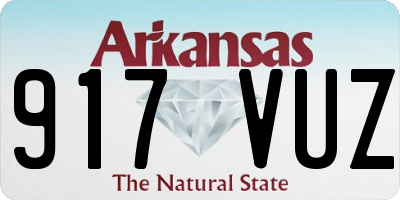 AR license plate 917VUZ