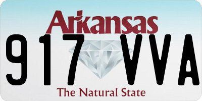 AR license plate 917VVA