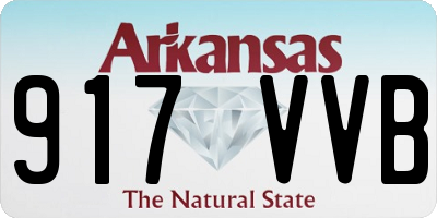 AR license plate 917VVB