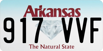 AR license plate 917VVF
