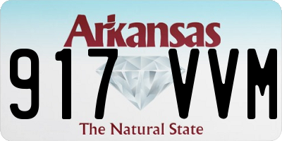 AR license plate 917VVM