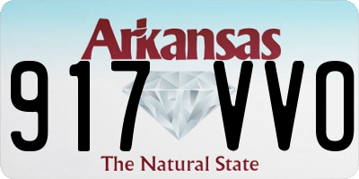 AR license plate 917VVO