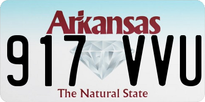 AR license plate 917VVU