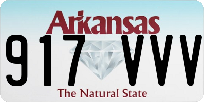 AR license plate 917VVV